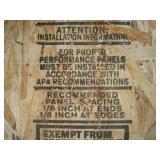 Wood with Sheathing