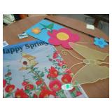 Garden Flags & Butterfly