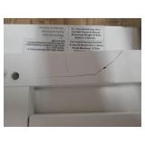 laredo storage bench in white with ...