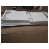 laredo storage bench in white with ...