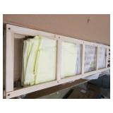 5 tier wood storage rack, with cove...