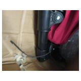 Sun Ray 9 ft scarlett umbrella with...