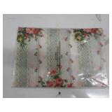 Cottage Rose valance, 84" x 16" ...