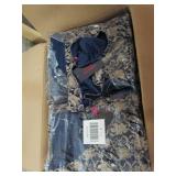 20 2xl Midnight Velvet navy and gol...