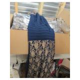20 2xl Midnight Velvet navy and gol...