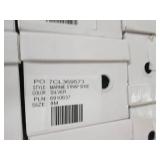 case of shoes, sizes and styles var...