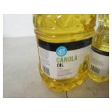 1 gallon of canola oil and 48 oz of...
