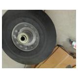 box of fan braces, bolts , pully an...