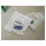box of fan braces, bolts , pully an...