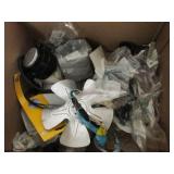 box of bolts, fan blade metal fitti...