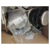 box of bolts, fan blade metal fitti...