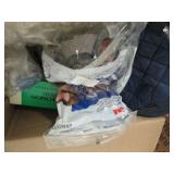 box of bolts, fan blade metal fitti...