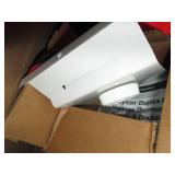 box of sand paper, a wheel, pully, ...