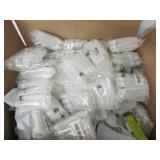 box of various diy bottles,syringes...