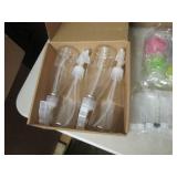 box of various diy bottles,syringes...