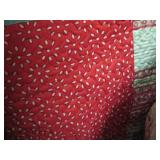 Briliant colored bed spread, king...