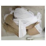 bed skirt for a twin, burlap and ro...