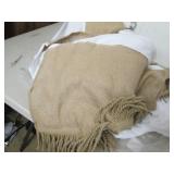 bed skirt for a twin, burlap and ro...