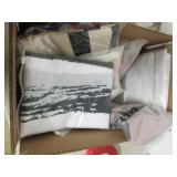 box of misc,. cutains or pillow cas...