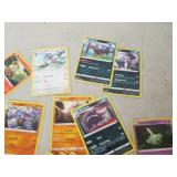 60 plus pokemon cards ...