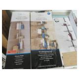 4 tension pole shower caddys oben b...