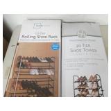 2/10 tier shoe towers open box may ...