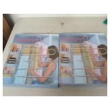 2 boxes of 6 s type stainless steel...