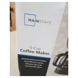 mainstays 5-cup coffee maker ...