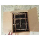 2 tall brass candleabras, over 5