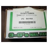 10-5lb galvenized exterior nails, v...