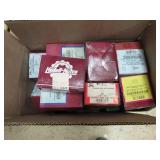 box of various nuts, bolts, screw, ...