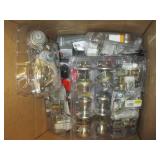 Box of door knobs, open box...