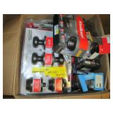 Box of door knobs, open box...