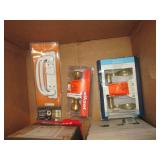 Box of door handles, open box...