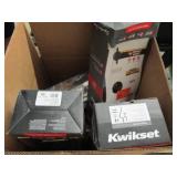 Box of door handles, open box...