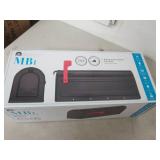 MB 1 Black mailbox...