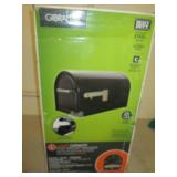 xl large black mailbox with securit...