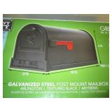 large black mailbox, open box...
