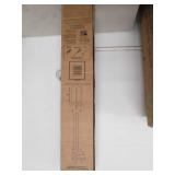 Cedar mailbox post, open box...
