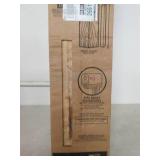 Cedar mailbox post, open box...