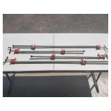 (4) Woodworking Pipe Clamps