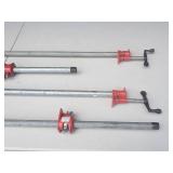 (4) Woodworking Pipe Clamps