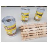10" Spindles & (4) New Rolls of 6" Sanding Pads