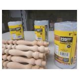 10" Spindles & (4) New Rolls of 6" Sanding Pads