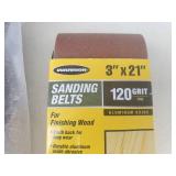 (4) Brand New Sanding Belts Lot