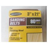 (4) Brand New Sanding Belts Lot