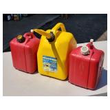 (3) Emplty Gas Cans