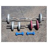 Assorted Free Weights