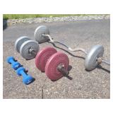 Assorted Free Weights
