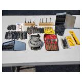 Large Assorted Drill Bits Lot